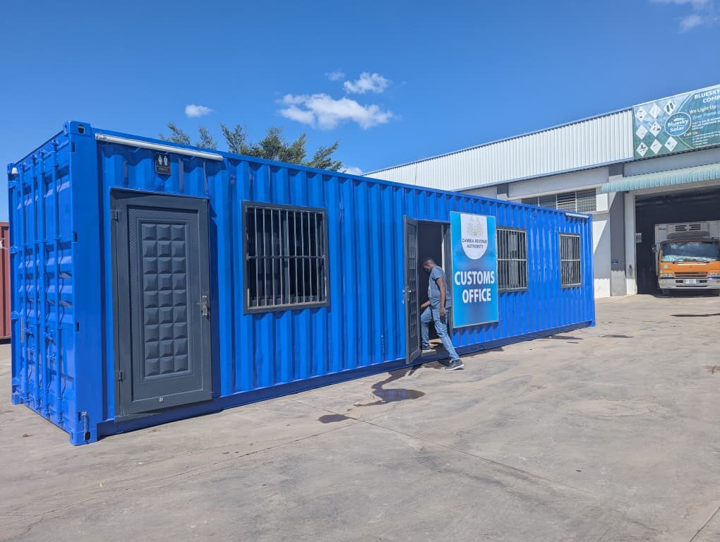 Zambia Revenue Authority customs office container